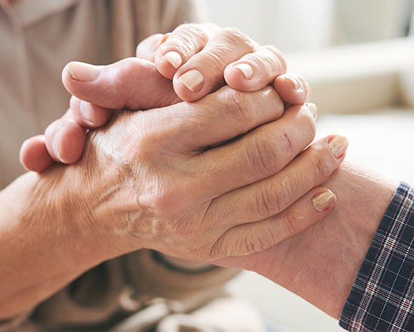 people holding hands